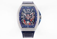 Franck Muller Vanguard Yachting V45 Blue Racing Inspired Luxury Sports Watch 44×54mm-Bokey Time
