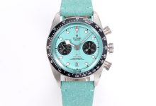 Tudor Black Bay Chrono Sport Chronograph 41mm Steel Case Tiffany Blue Pink Edition-Bokey Time