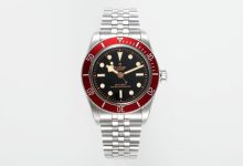 Tudor Black Bay 41mm Burgundy Bezel Vintage Diver Style Stainless Steel Sport Watch-Bokey Time