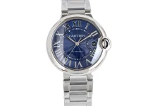 New Blue Dial Cartier Ballon Bleu 42mm – Sapphire Crystal Domed Glass, Premium Blue Finish-Bokey Time