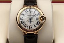 Ballon Bleu 33mm “Gold-Plated” Edition with Crocodile Leather Strap – Premium Presentation Set-Bokey Time