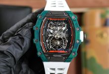Richard Mille RM21-02 V2 Upgrade Skeleton Watch — Carbon Fiber Engineering Design-Bokey Time